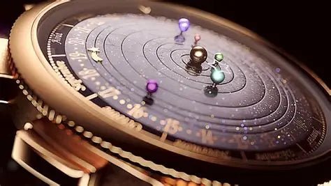 6 echte Planeten kreisen auf echten Umlaufbahnen: Van Cleef & Arpels Midnight Planetarium - Sammler-Uhren