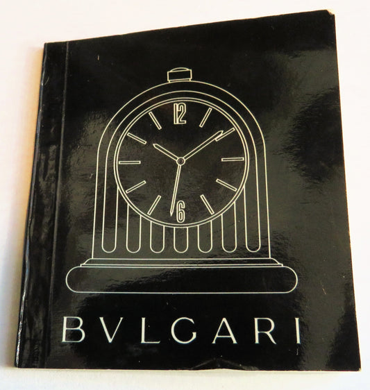 Bulgari Quarz Quartz Reisewecker Bedienungsanleitung