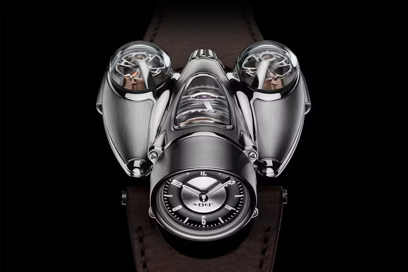 Ein Flugzeug der 40er Jahre am Handgelenk: die MB&F Horological Machine No. 9 'Flow' - Sammler-Uhren