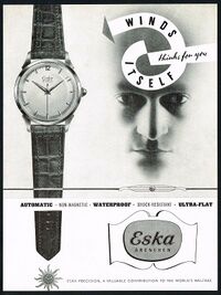 Eska Watch Co Altersbestimmung - Sammler-Uhren