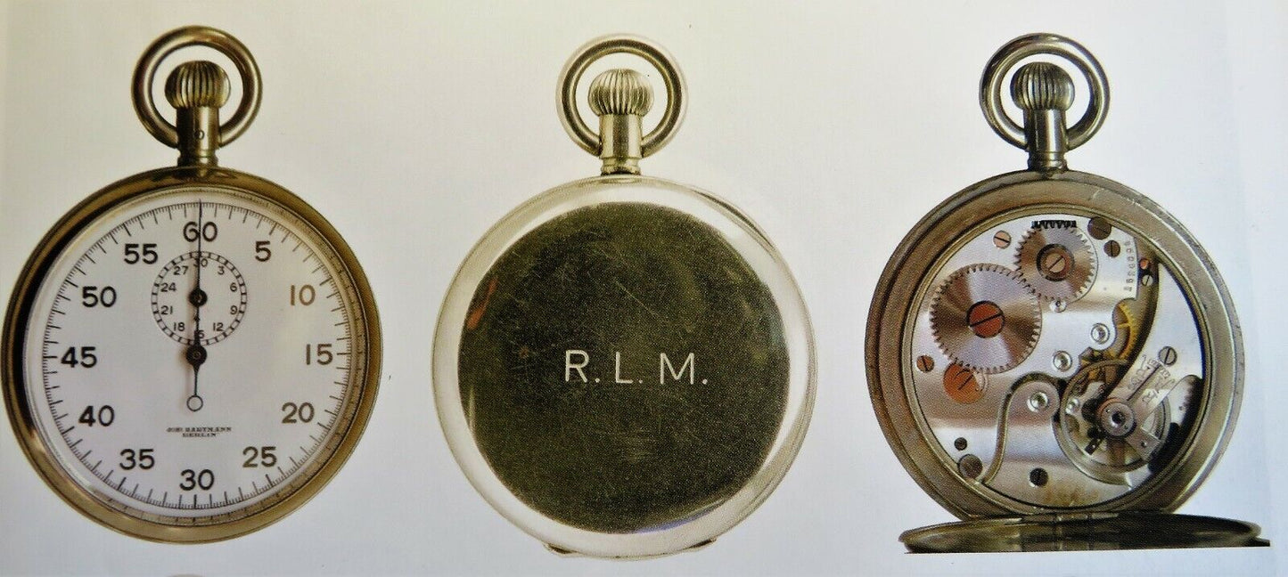 2 x Joh. Hartmann Berlin Minerva 19"" R L M Spezialuhr Luftfahrtgeräte WK2 - Sammler - Uhren