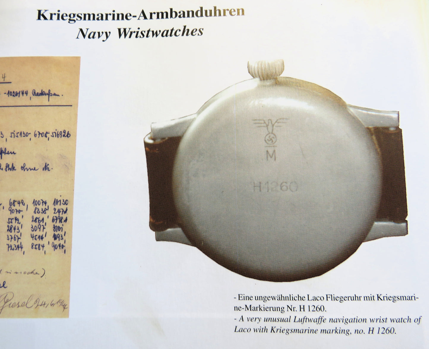 Hanhart Torpedo laufzeit Stoppuhr WK 2 authentisch signiert