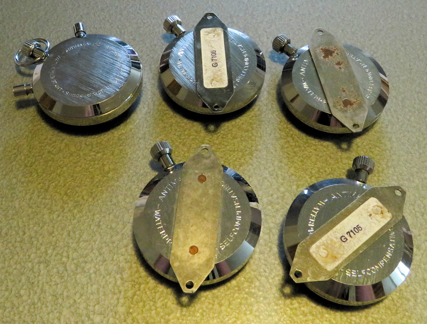 Robotimer Rallye orig. Hanhart Additionsstopper with 5 spare parts donors and orig. strap
