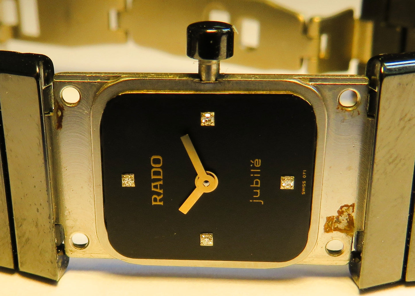 Rado Diastar Jubilé Ceramica Brillant Luxus Damen Armbanduhr