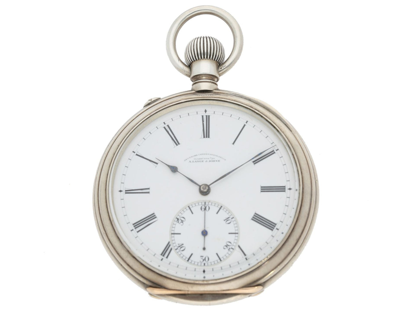 A. Lange & Söhne 1923 B - Uhr Kriegsmarine vollständig signiert 0,900 Silber - Sammler - Uhren