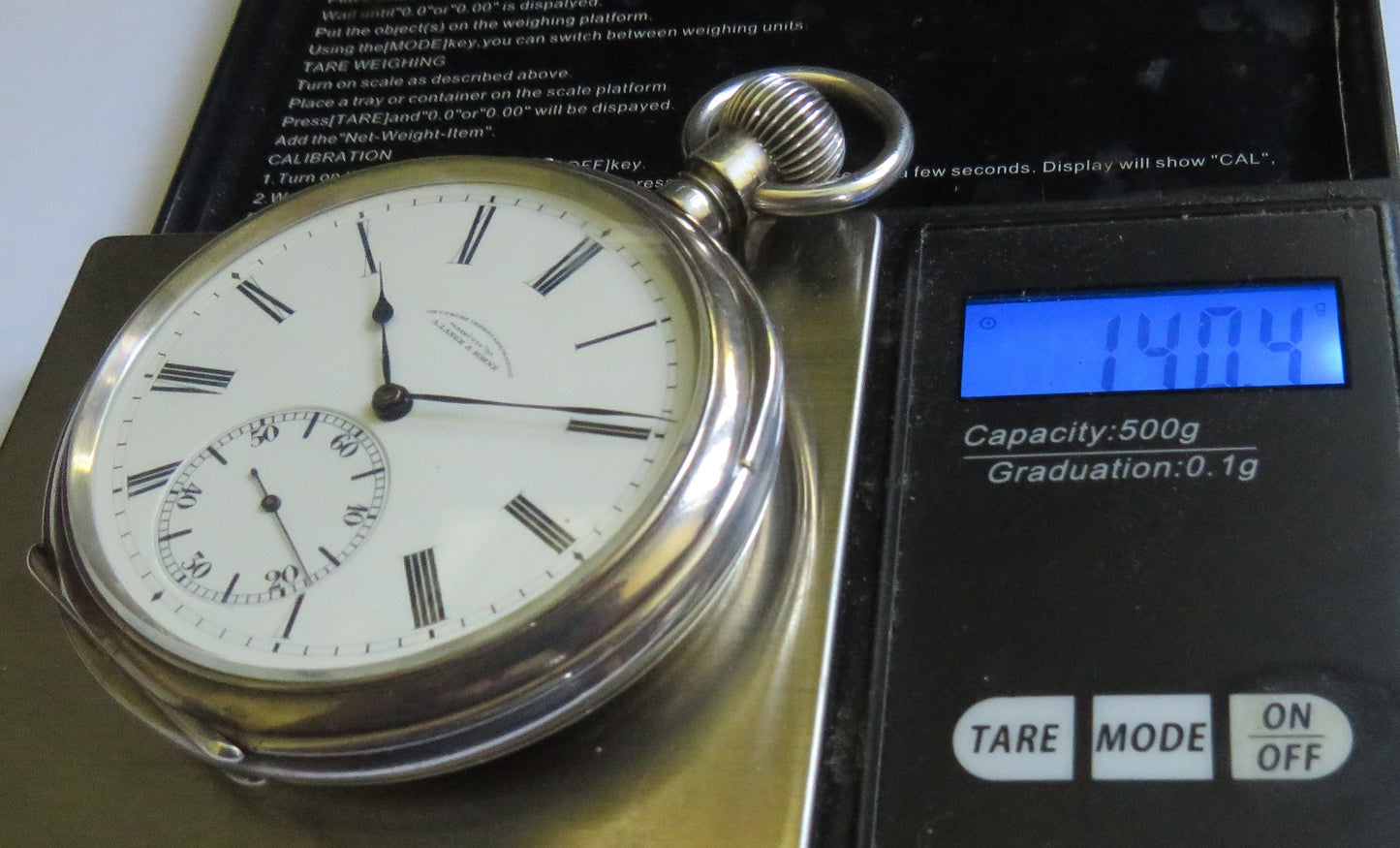A. Lange & Söhne 1923 Marine Chronometer B - Uhr Kriegsmarine 0,900 Silber - Sammler - Uhren
