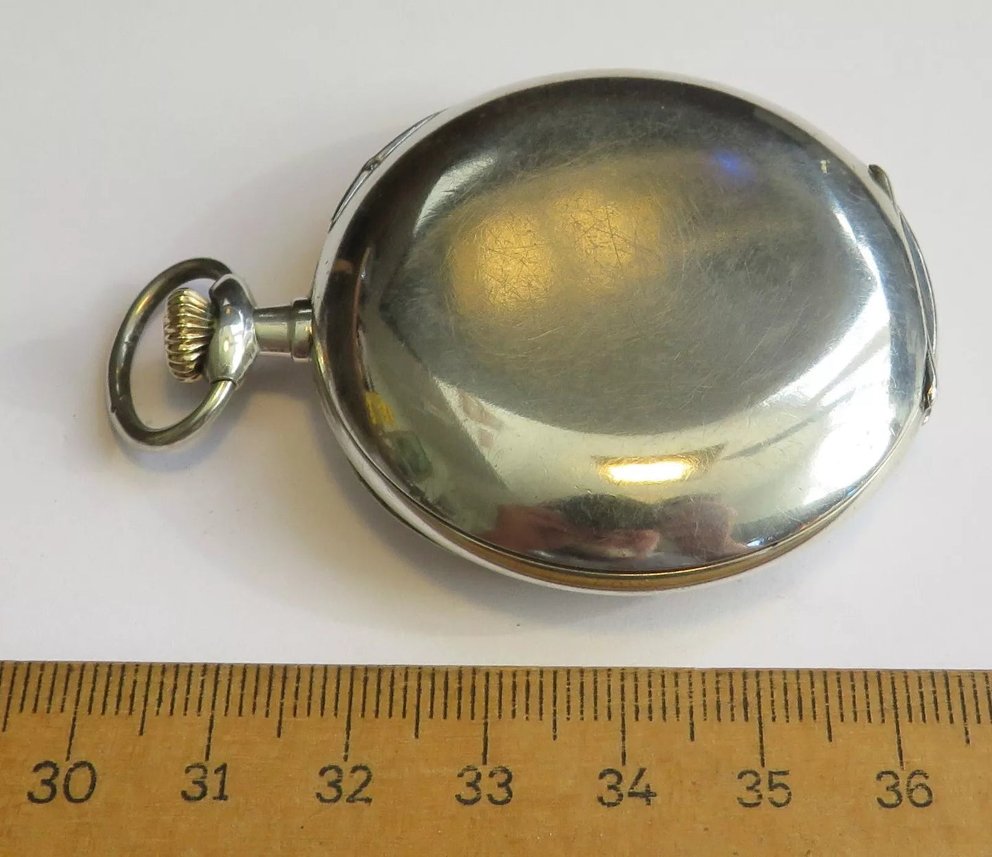 A. Lange & Söhne Glashütte 0,800 Silber OLIW Taschenuhr Schwanenhals Feinregulierung - Sammler - Uhren