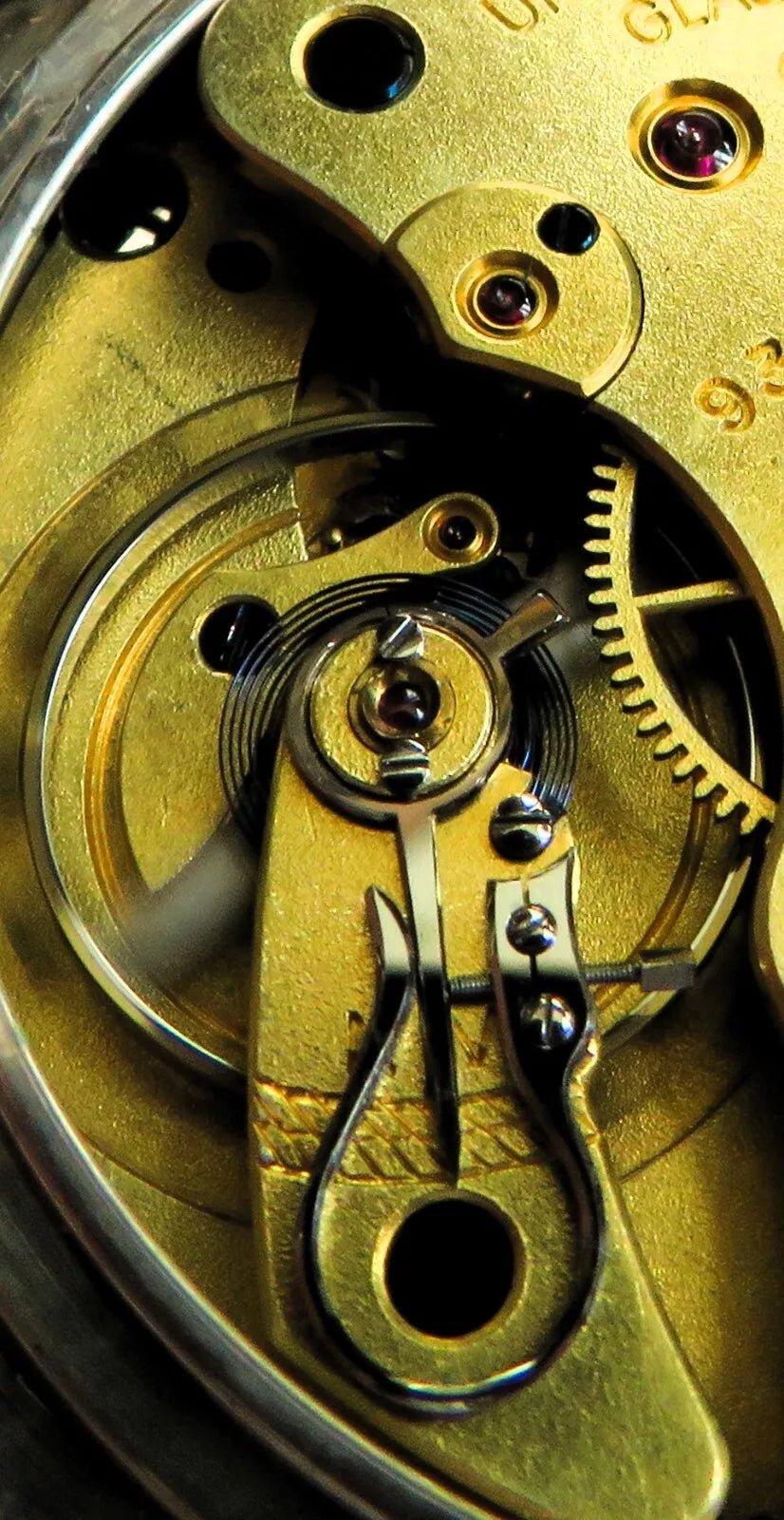 A. Lange & Söhne Glashütte 0,800 Silber OLIW Taschenuhr Schwanenhals Feinregulierung - Sammler - Uhren