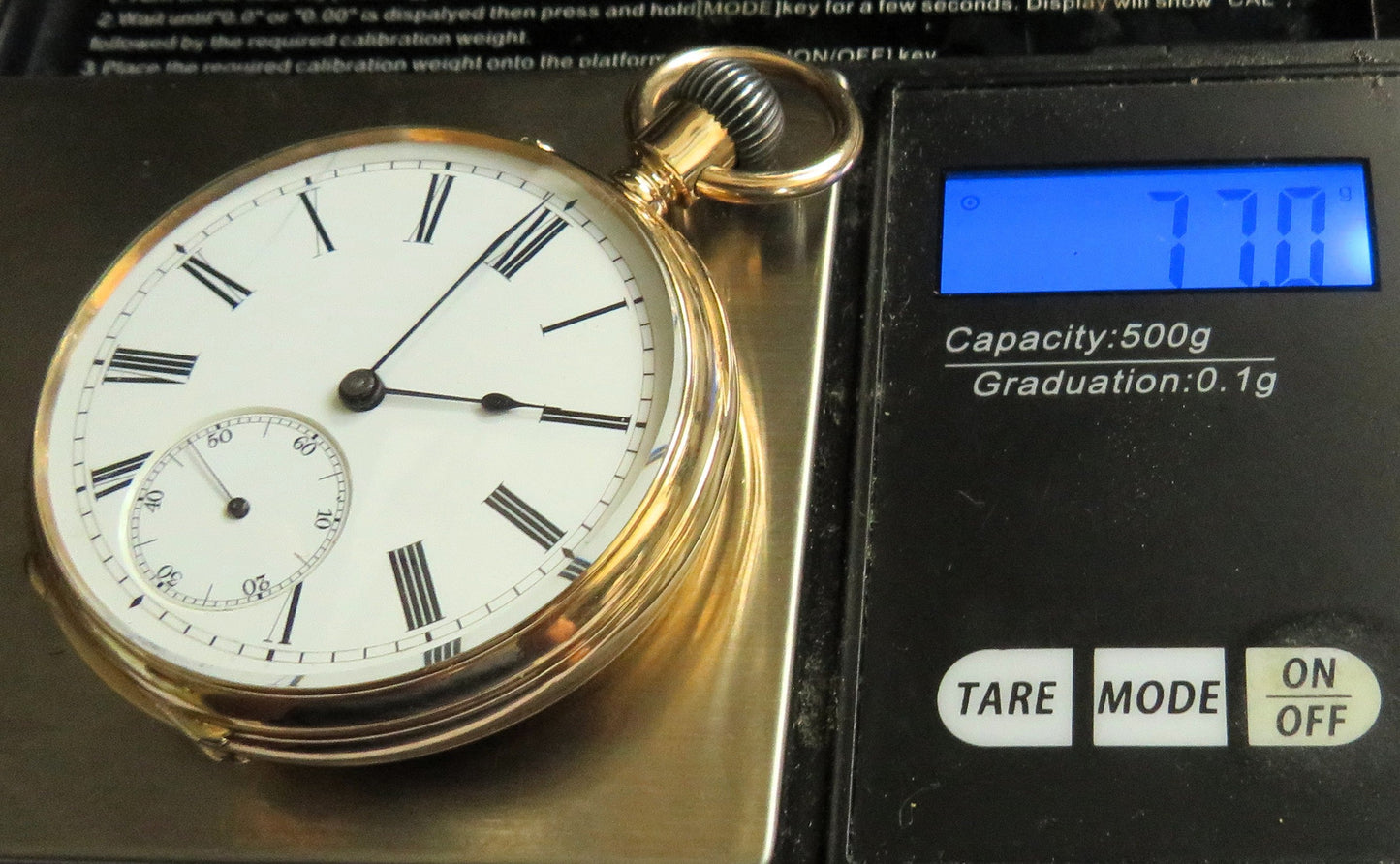 A. Lange & Söhne Glashütte 14K 585 Gold Lepine Herren Taschenuhr 1890 - Sammler - Uhren