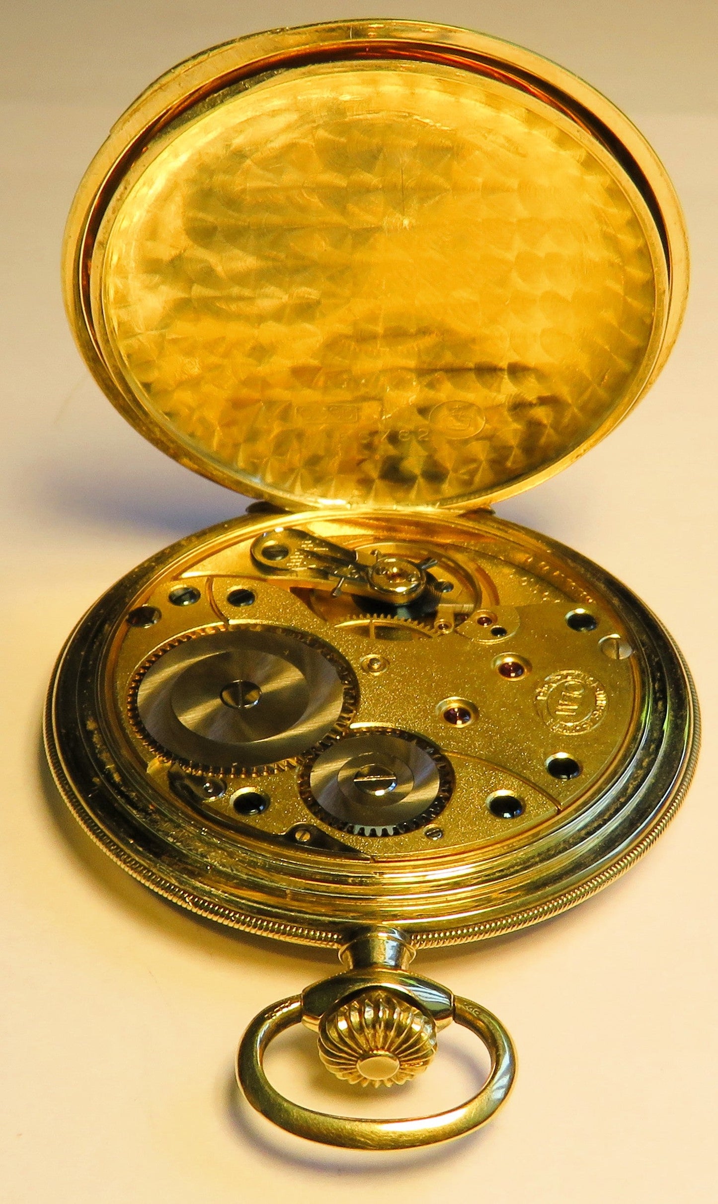 A. Lange & Söhne Glashütte 585 Gold OLIW Taschenuhr selt. schwarzes Zifferblatt - Sammler - Uhren