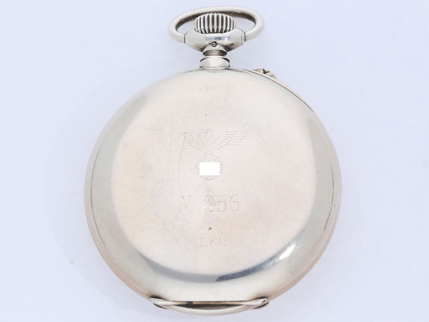 A. Lange & Söhne "M 236" vollständig signierte Beobachtungsuhr Kriegsmarine WK2 0,900 Silber - Sammler - Uhren