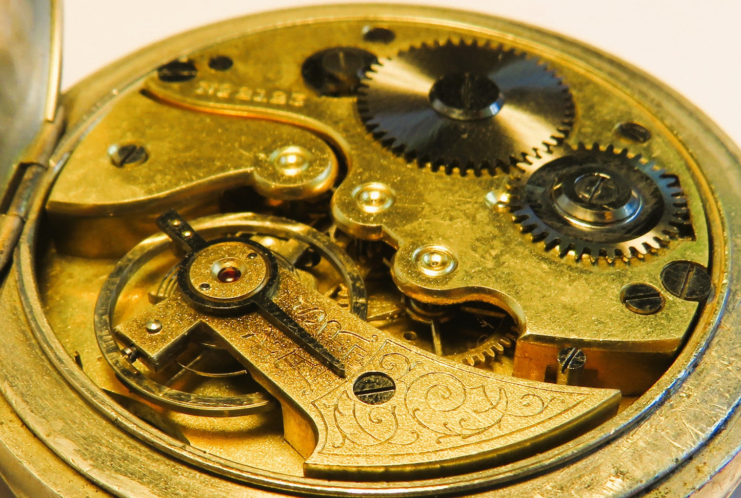 Alpina voll signierte Artillerie Stoppuhr Kriegsmarine 1. Weltkrieg WK 1 ca. 191 - Sammler - Uhren