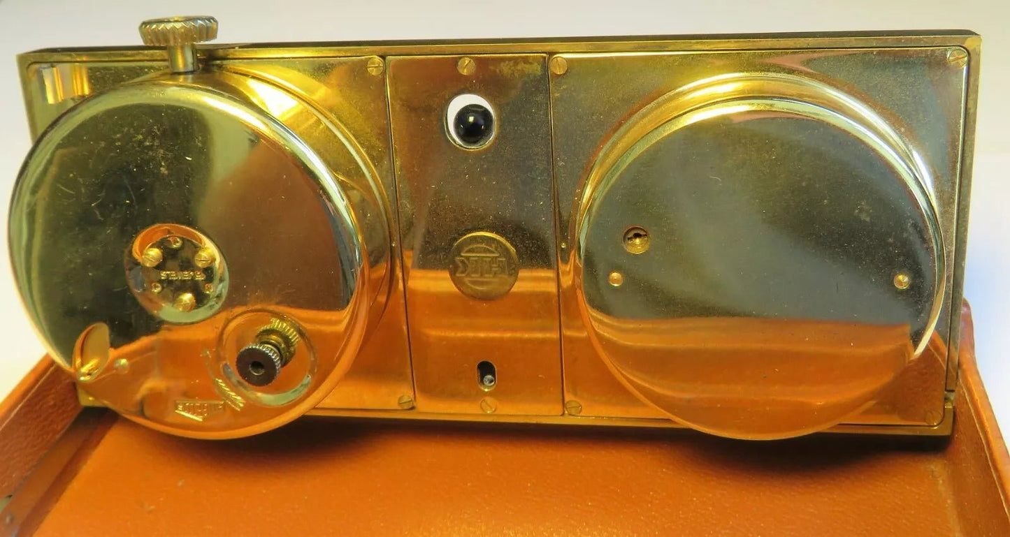 Angelus Stolz Freres Sentry Cal 957 Wetterstation Barometer Tischuhr Thermometer - Sammler - Uhren
