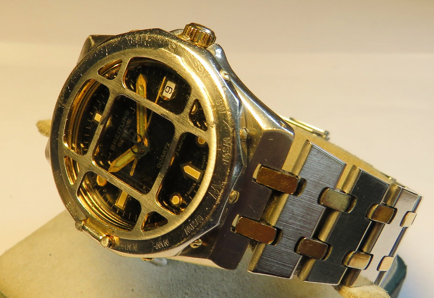 Breitling Tabarly Rallye Navitimer Herren Armbanduhr Quarz 1980 Fullset OVP - Sammler - Uhren