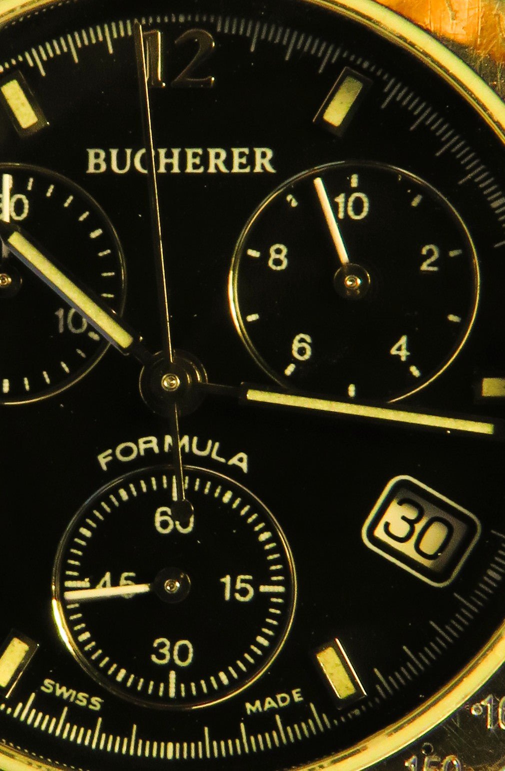 Bucherer Formula 2000 Luxus Sport Chronograph Quarz Herren / unisex ETA Werk - Sammler - Uhren