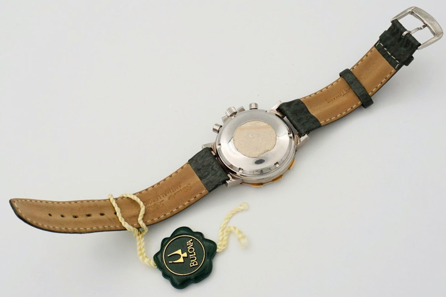 Bulova 4806 NOS Herren Chronorgraph Automatik Stahl Gold Day Date OVP - Sammler - Uhren