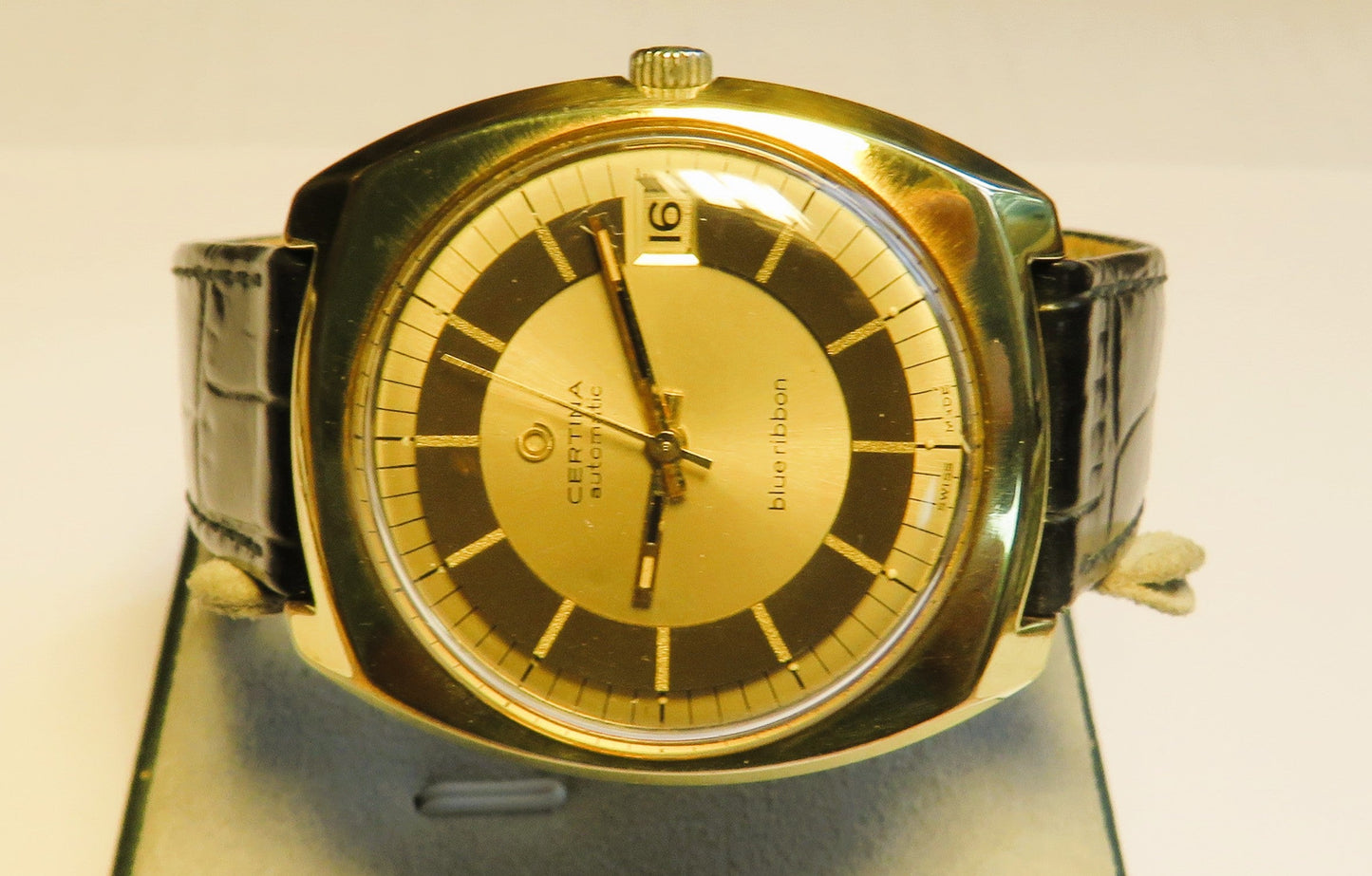 Certina Blue Ribbon Automatik Herrenarmbanduhr ca. 1970 Topzustand in OVP - Sammler - Uhren