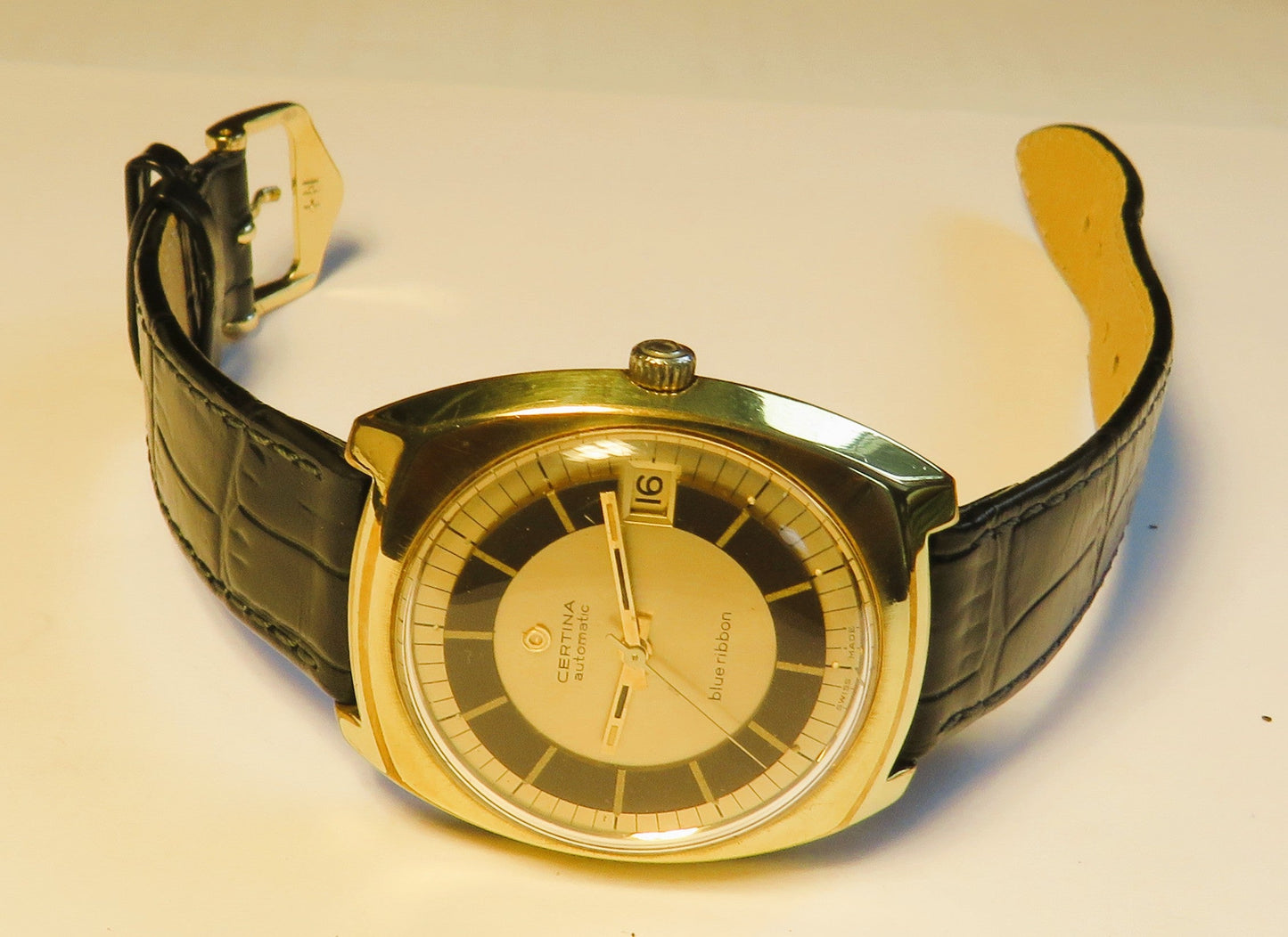 Certina Blue Ribbon Automatik Herrenarmbanduhr ca. 1970 Topzustand in OVP - Sammler - Uhren
