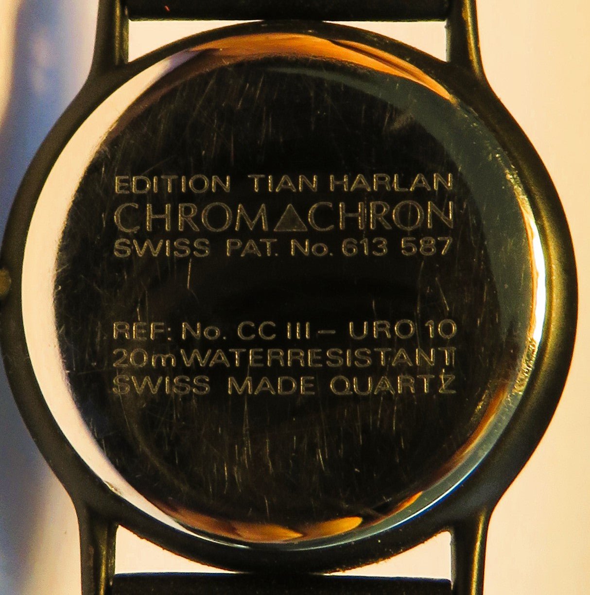 Chromachron Tian Harlan Farbzeituhr Herren unisex Quarz - Sammler - Uhren
