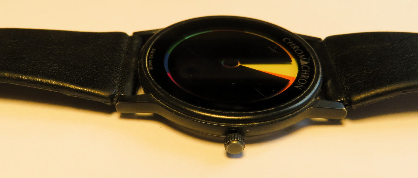Chromachron Tian Harlan Farbzeituhr Herren unisex Quarz - Sammler - Uhren