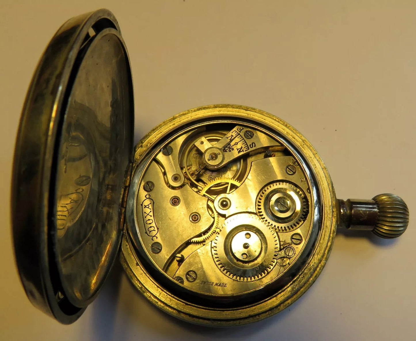 Doxa orig. Borduhr Einbauuhr Zeppelin Luftschiff kaiserliche Fliegertruppe Wk1 - Sammler - Uhren