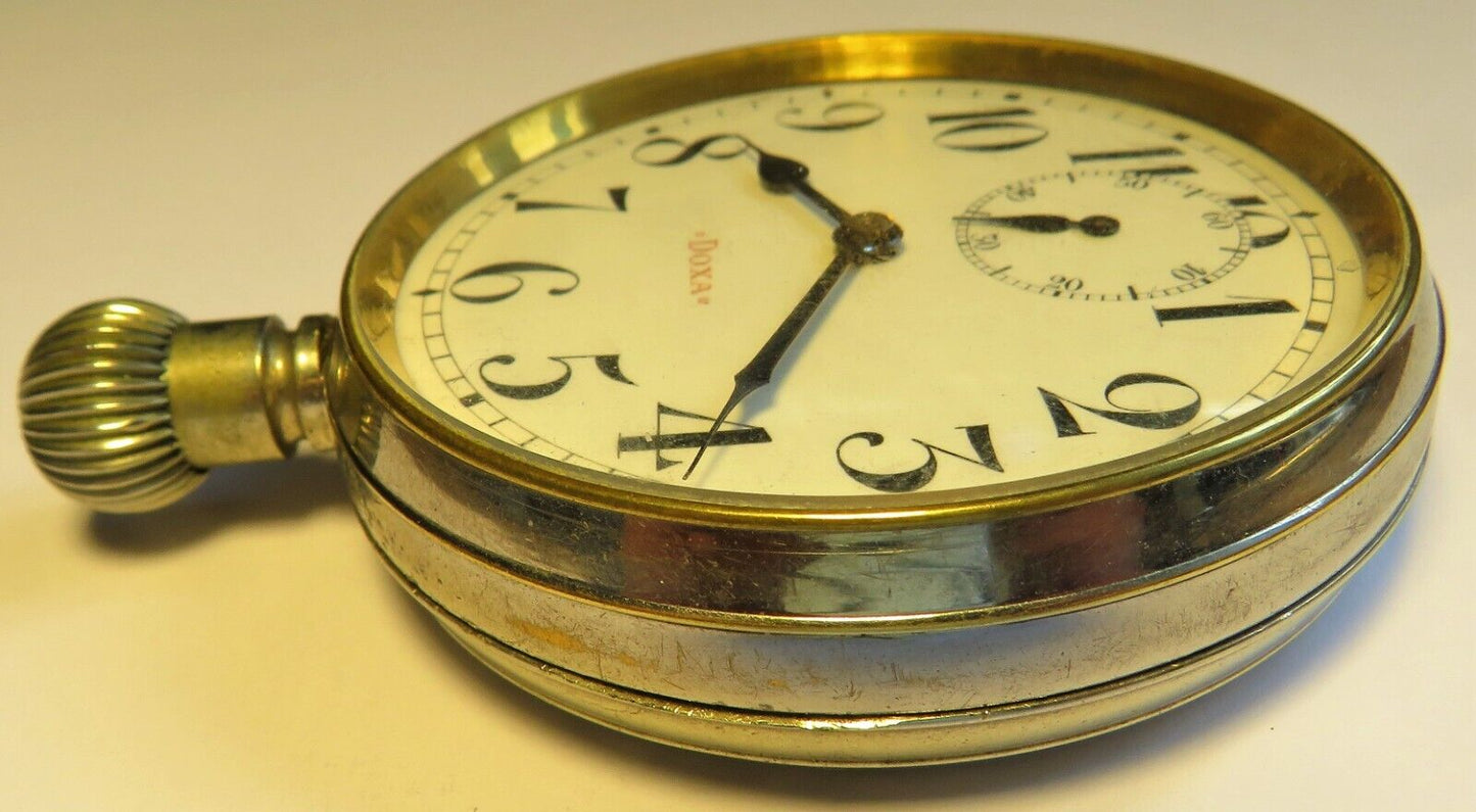 Doxa orig. Borduhr Zeppelin Luftschiff kaiserliche Fliegertruppe WW Wk1 - Sammler - Uhren