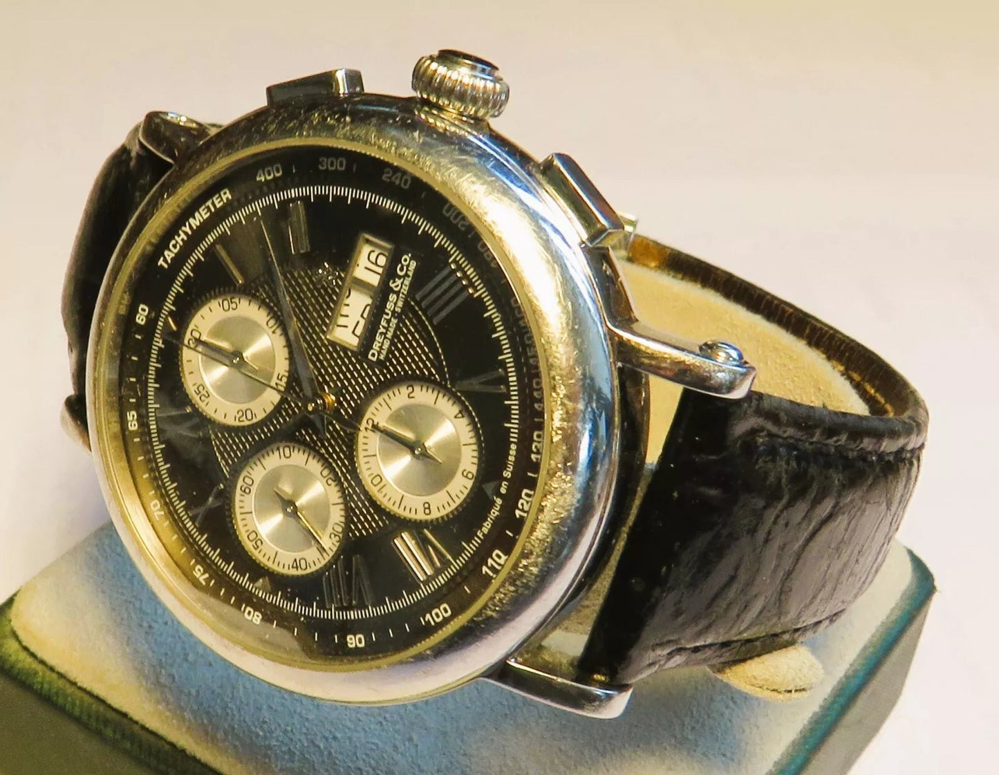 Dreyfuss & Co Luxus 1925 hand made Herren Automatic Chronograph Day Date - Sammler - Uhren