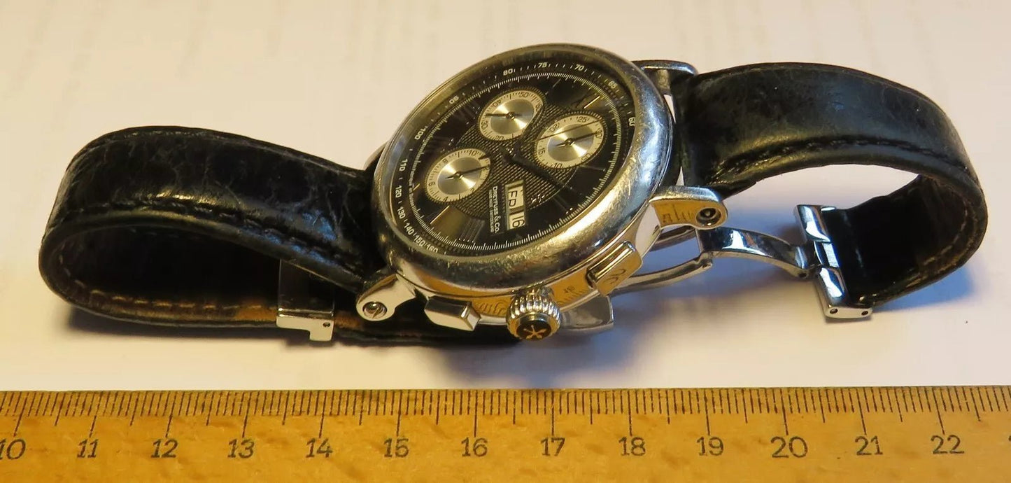 Dreyfuss & Co Luxus 1925 hand made Herren Automatic Chronograph Day Date - Sammler - Uhren