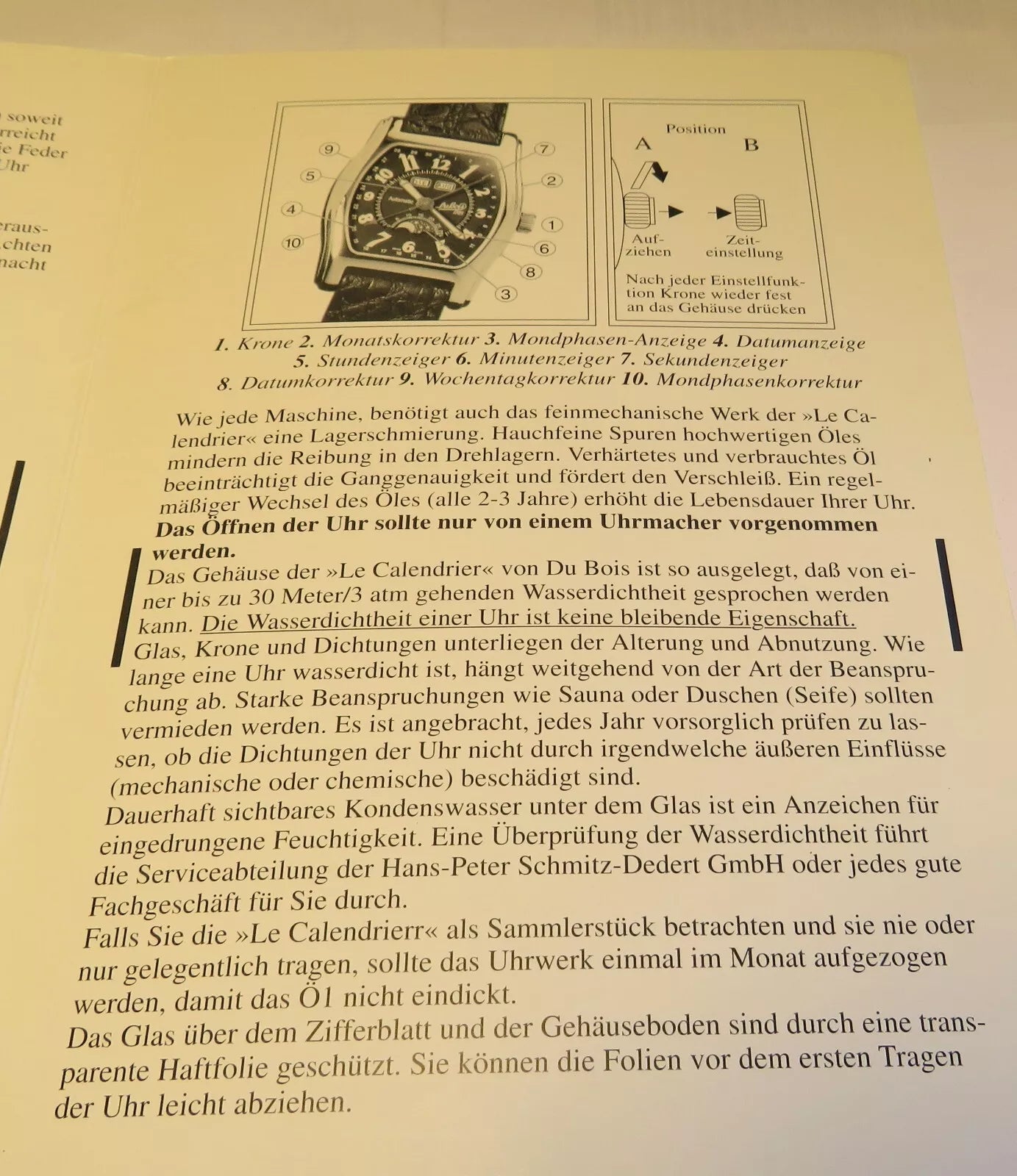 Du Bois "Le Calendrier & Le Classique Noir" Herren Armbanduhr Automatik Dubois - Sammler - Uhren