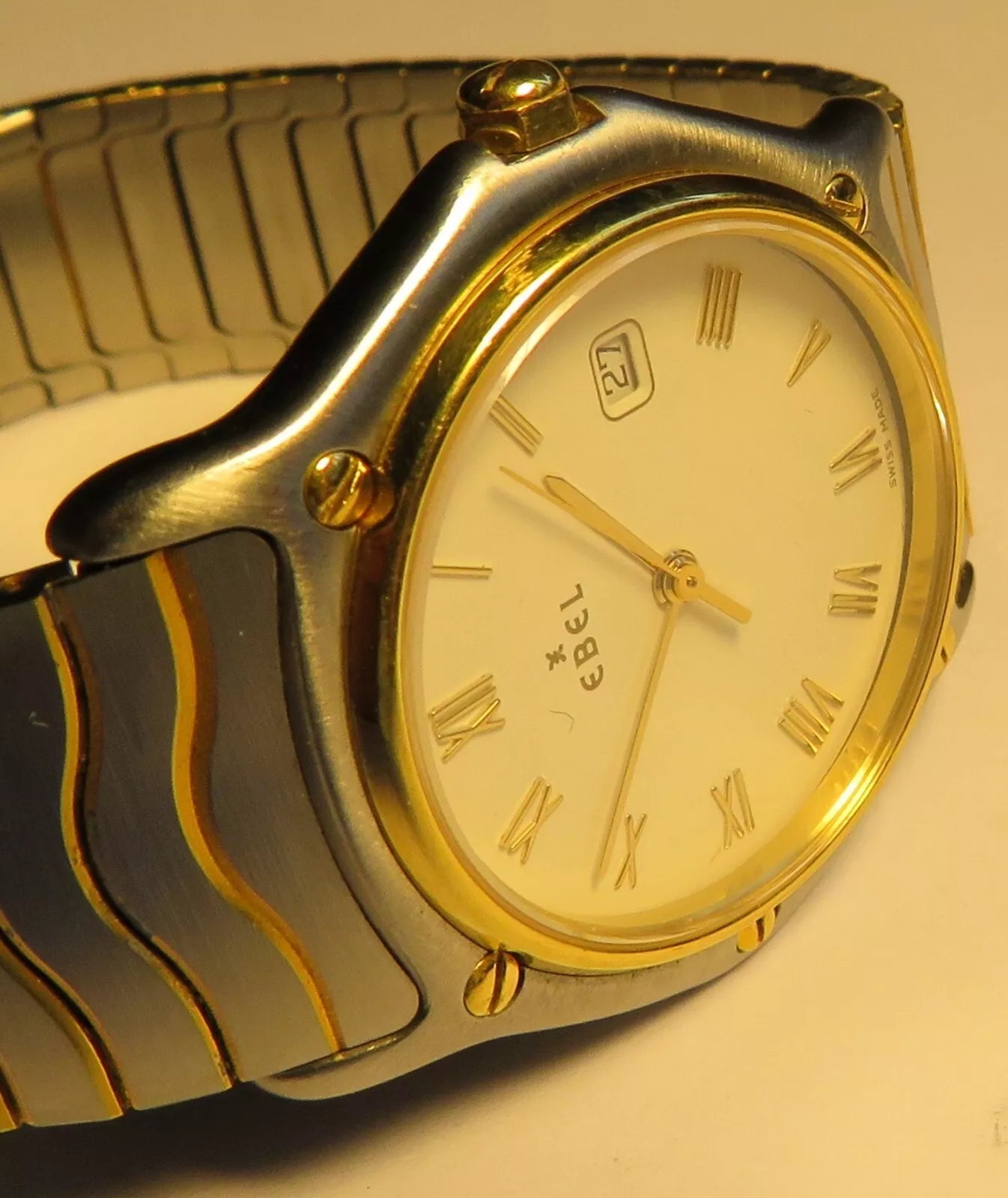 Ebel Sport Wave Classic unisex Herren Luxus Armbanduhr 18K 750 Stahl / Gold - Sammler - Uhren