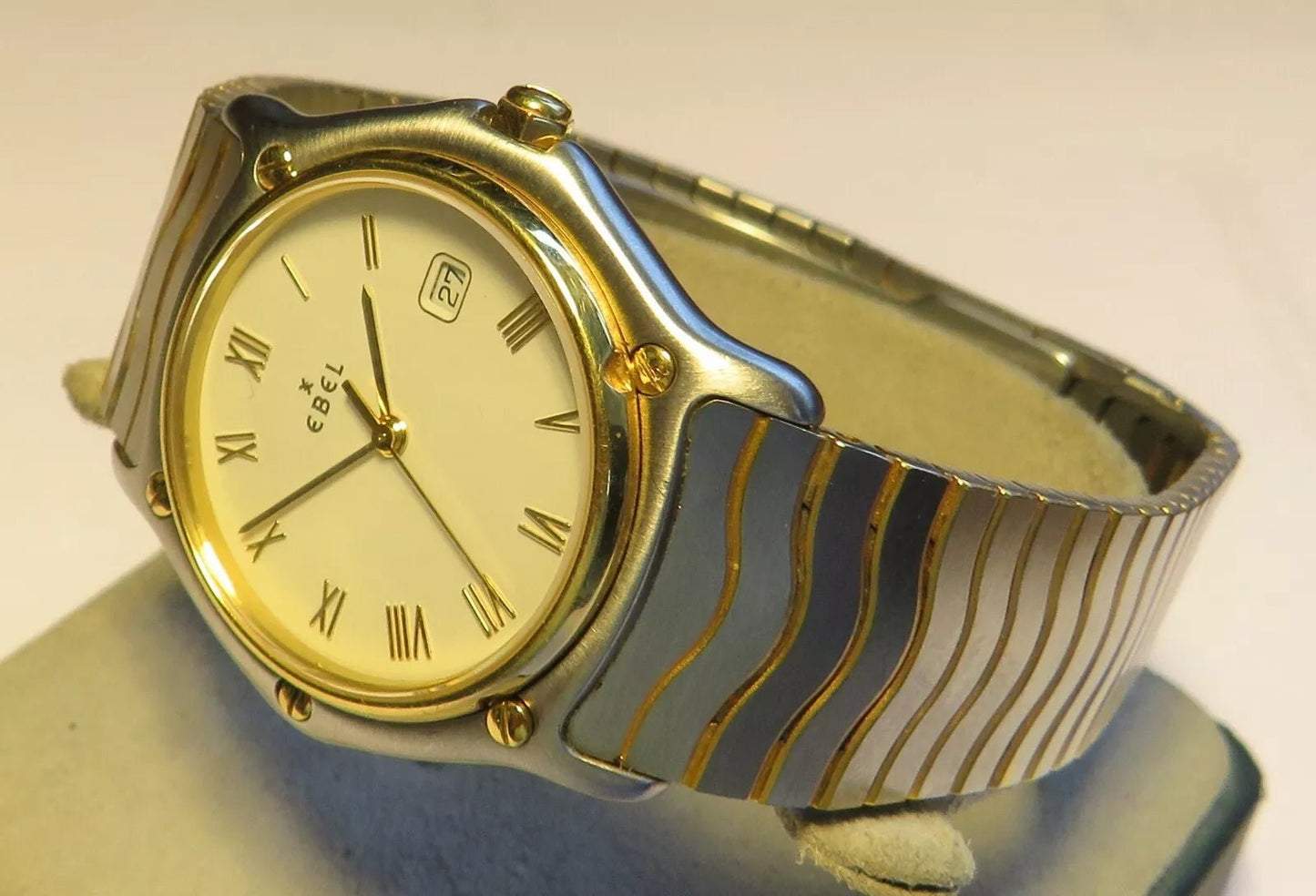 Ebel Sport Wave Classic unisex Herren Luxus Armbanduhr 18K 750 Stahl / Gold - Sammler - Uhren