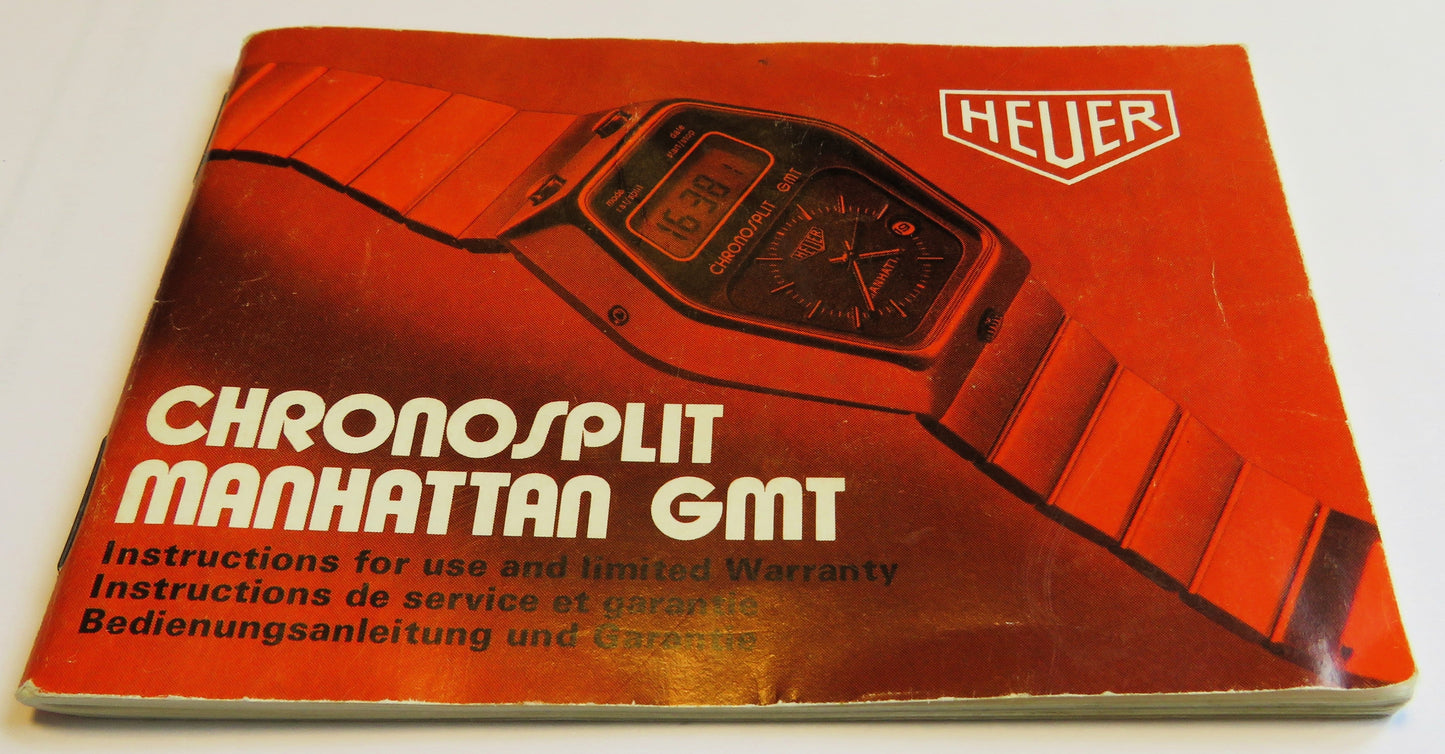 Ed Heuer Senator GMT Ref. 107.413 Digital mechanische Hybrid Luxus HAU - Sammler - Uhren