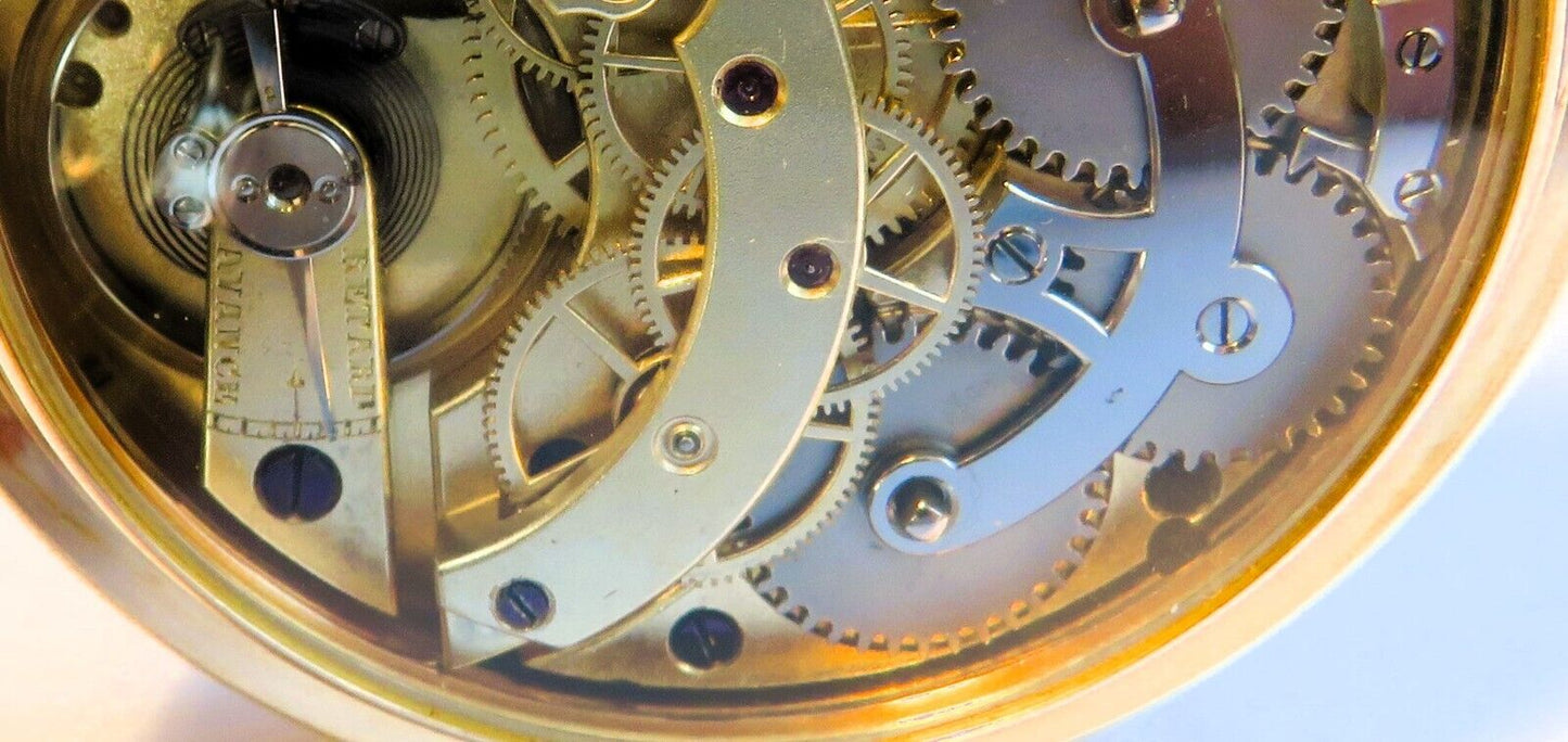 Einmalig! PATEK PHILIPPE museale SECONDE MORTE, VERSUCHSSERIE von 1868 NO. 27271 - Sammler - Uhren