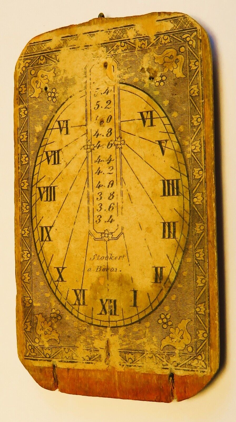 Ernst Christoph Stockert a Bavaria Nürnberg 1765 Klapp Sonnenuhr - Sammler - Uhren