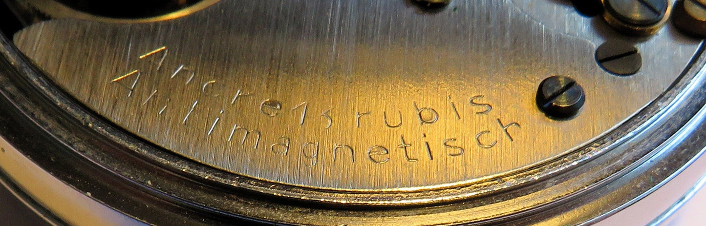 Hanhart NOS nagelneue Stoppuhr Rattrapante in OVP ca. 1960 mechanisch - Sammler - Uhren