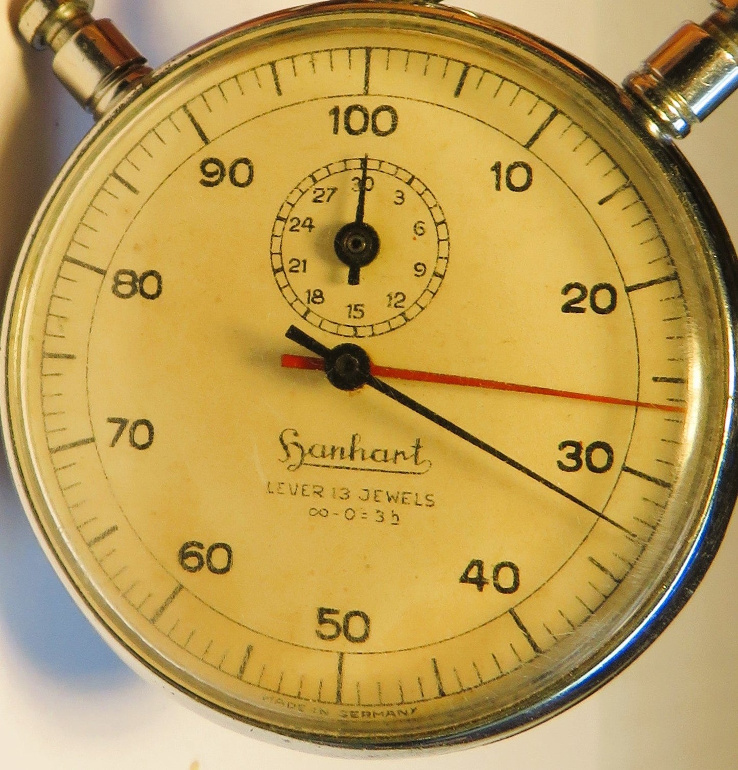 Hanhart Stoppuhr Rattrapante ca. 1960 mechanisch - Sammler - Uhren
