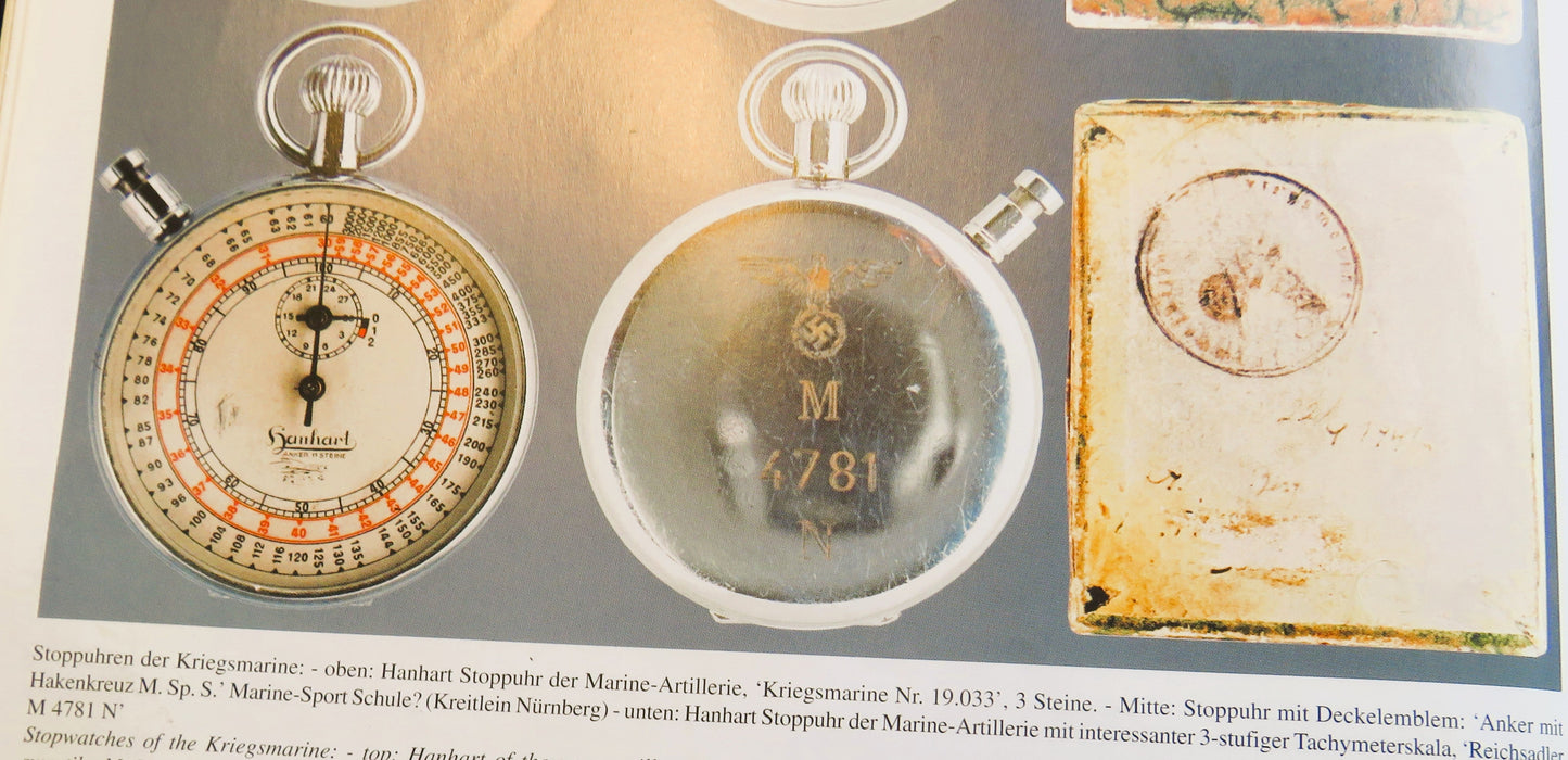 Hanhart Torpedo Laufzeit Artillerie Stoppuhr Kriegsmarine 2. Weltkrieg - Sammler - Uhren