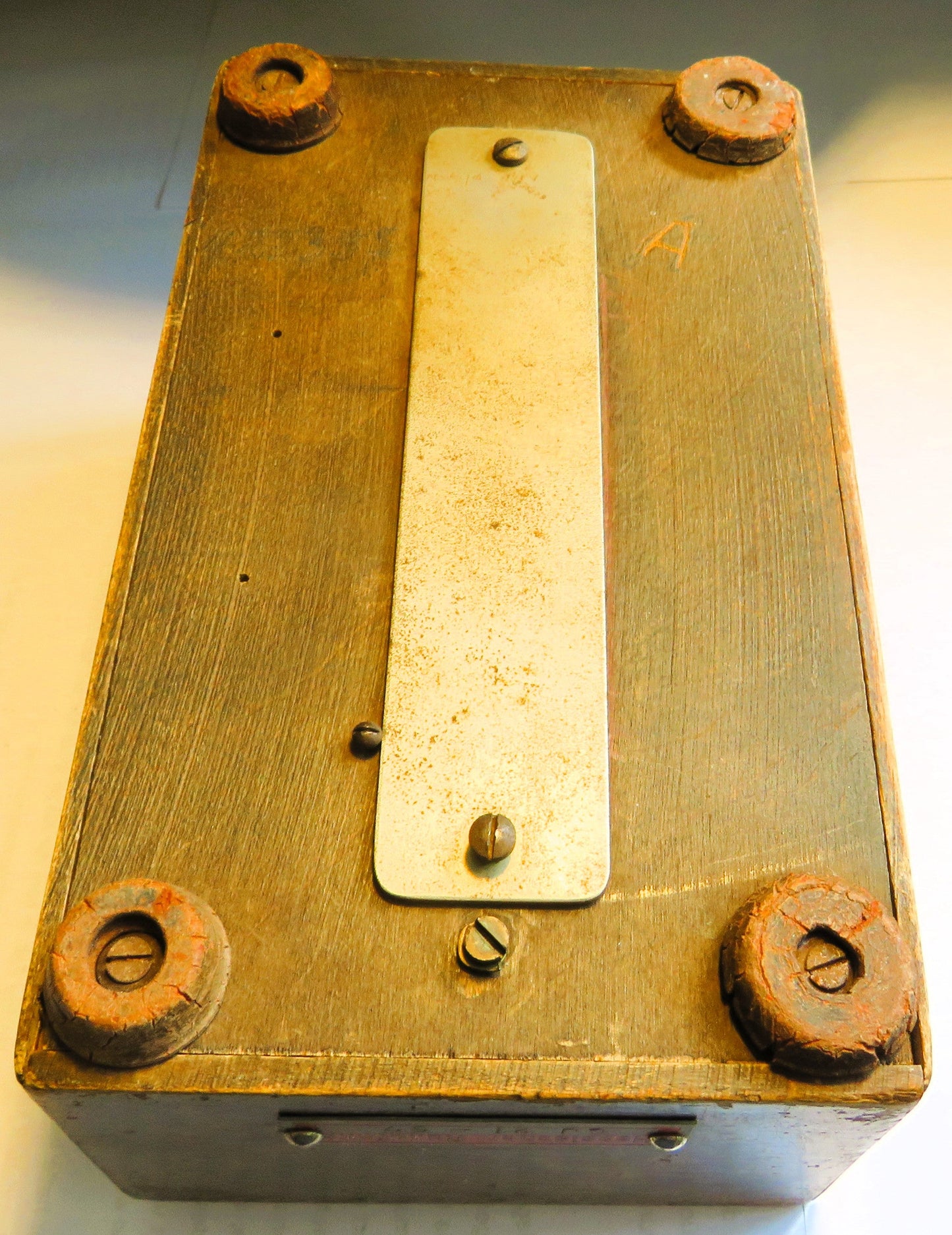 Hessischer Rundfunk TV ralte unbekannte mechanische Doppel Stoppuhr ca. 1957 - Sammler - Uhren