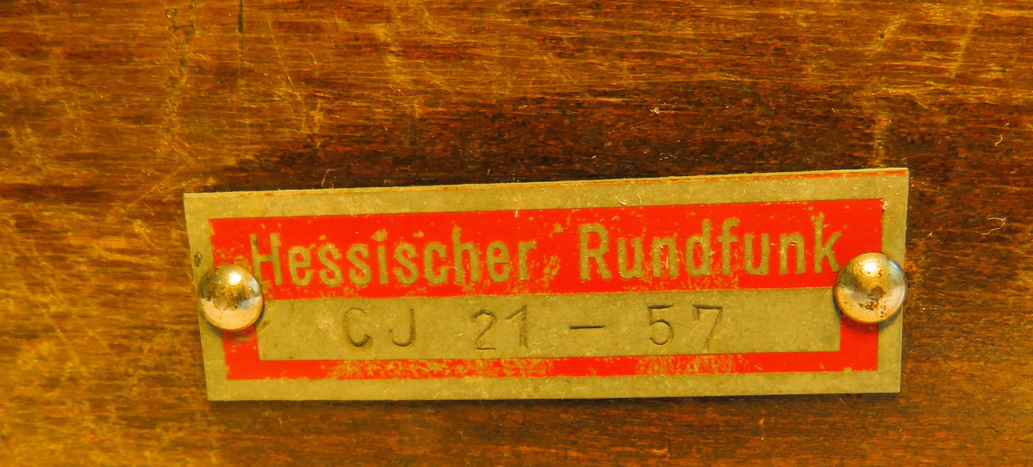 Hessischer Rundfunk TV ralte unbekannte mechanische Doppel Stoppuhr ca. 1957 - Sammler - Uhren