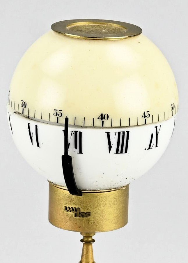 Imhof 8 Tages Nachttisch Uhr mechanisch leuchtend 60er Jahre Design Ikone - Sammler - Uhren