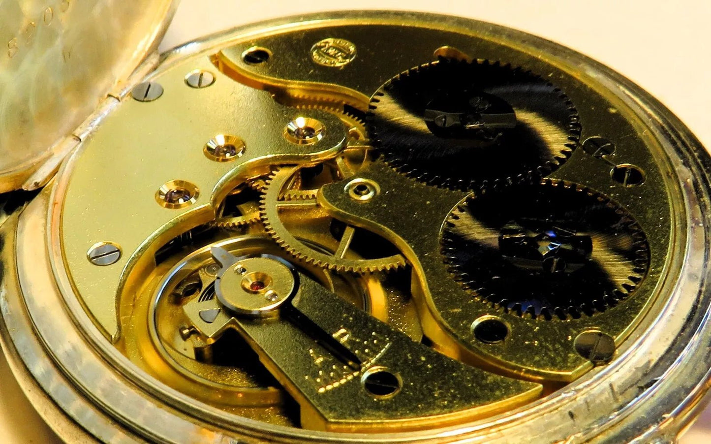International Watch IWC Schaffhausen 0,800 Silber Taschenuhr HTU ca. 1910 - Sammler - Uhren