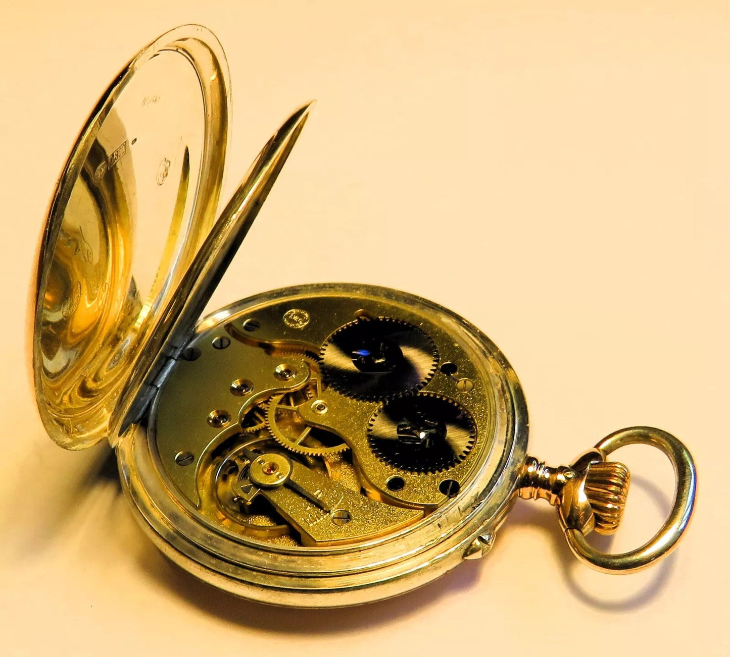 International Watch IWC Schaffhausen 0,800 Silber Taschenuhr HTU ca. 1910 - Sammler - Uhren
