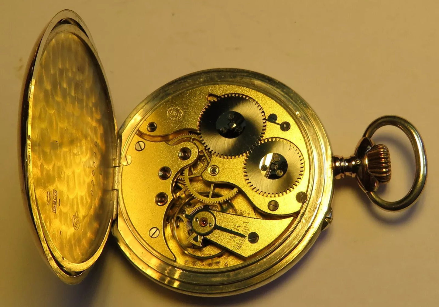 International Watch IWC Schaffhausen 0,800 Silber Taschenuhr HTU ca. 1910 - Sammler - Uhren