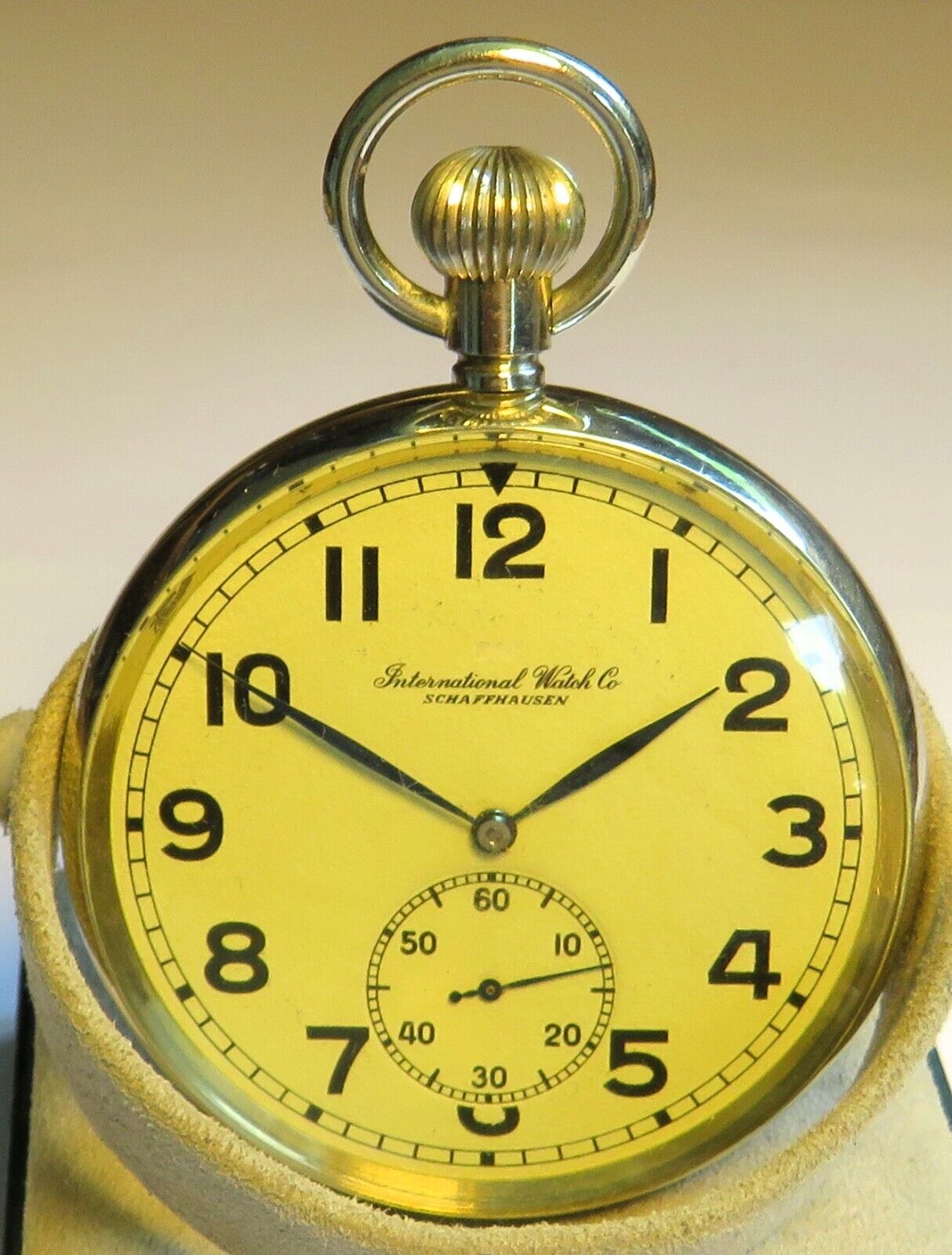 IWC Schaffhausen B - Uhr Leuchtzifferblatt Deckuhr Beobachtungsuhr WK 2 Marine - Sammler - Uhren