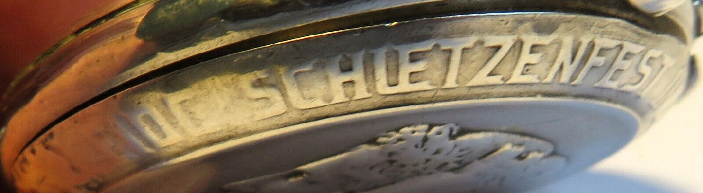IWC Schaffhausen seltenste Schützenuhr massiv Silber Zürich 1907 Schützenfest - Sammler - Uhren