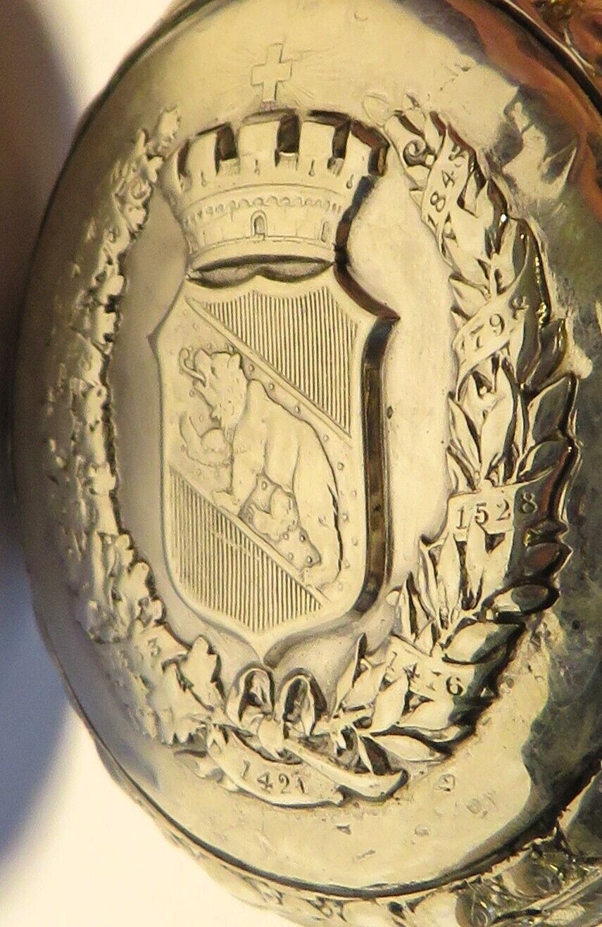 IWC vermutl. seltenste Schützenuhr 0,800 Silber 1897 Kantonal Schützenfest Bern - Sammler - Uhren