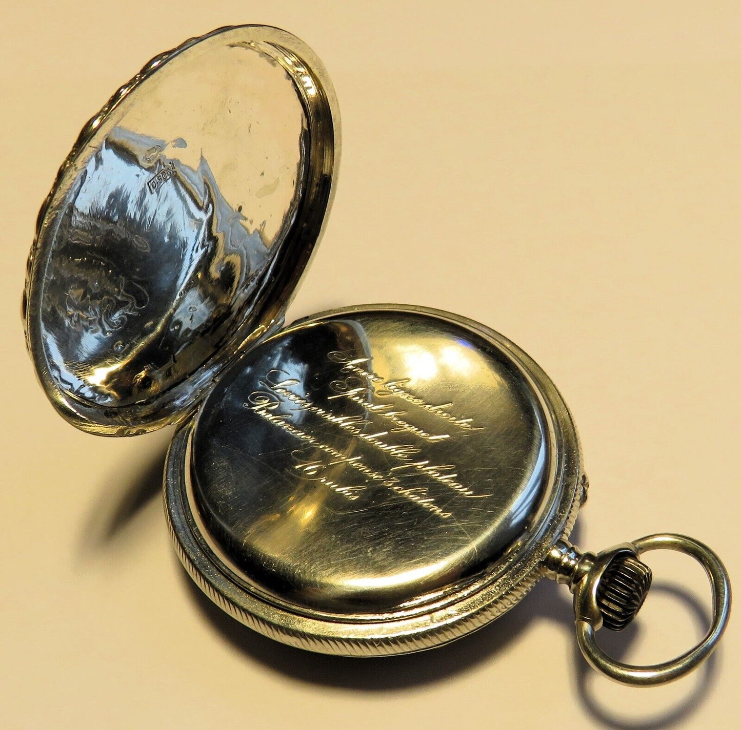IWC vermutl. seltenste Schützenuhr 0,800 Silber 1897 Kantonal Schützenfest Bern - Sammler - Uhren