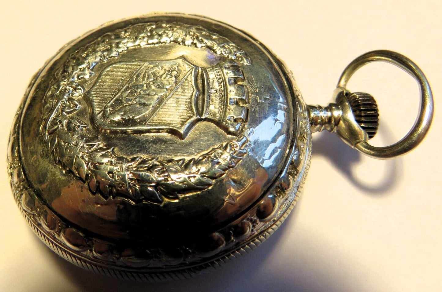 IWC vermutl. seltenste Schützenuhr 0,800 Silber 1897 Kantonal Schützenfest Bern - Sammler - Uhren
