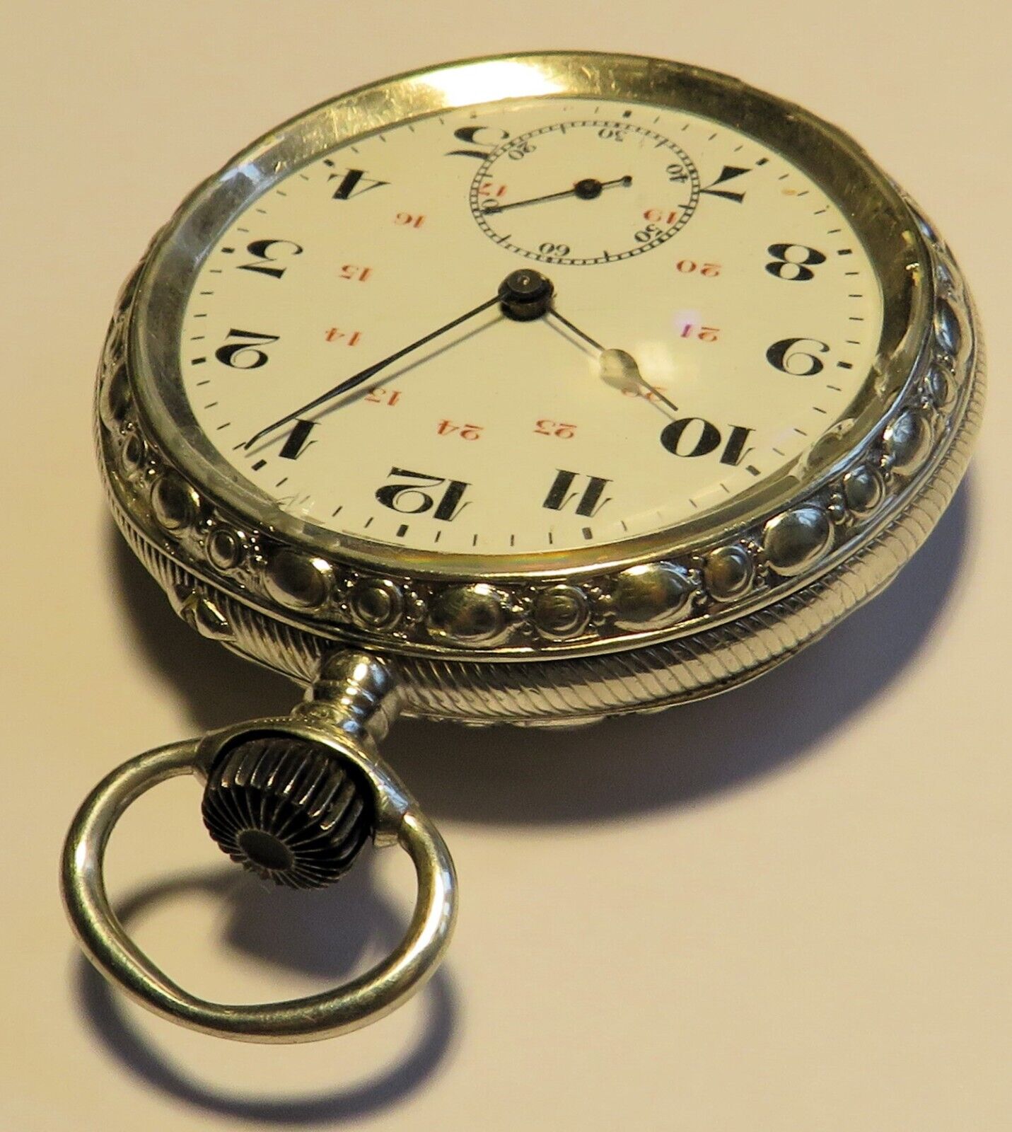 IWC vermutl. seltenste Schützenuhr 0,800 Silber 1897 Kantonal Schützenfest Bern - Sammler - Uhren