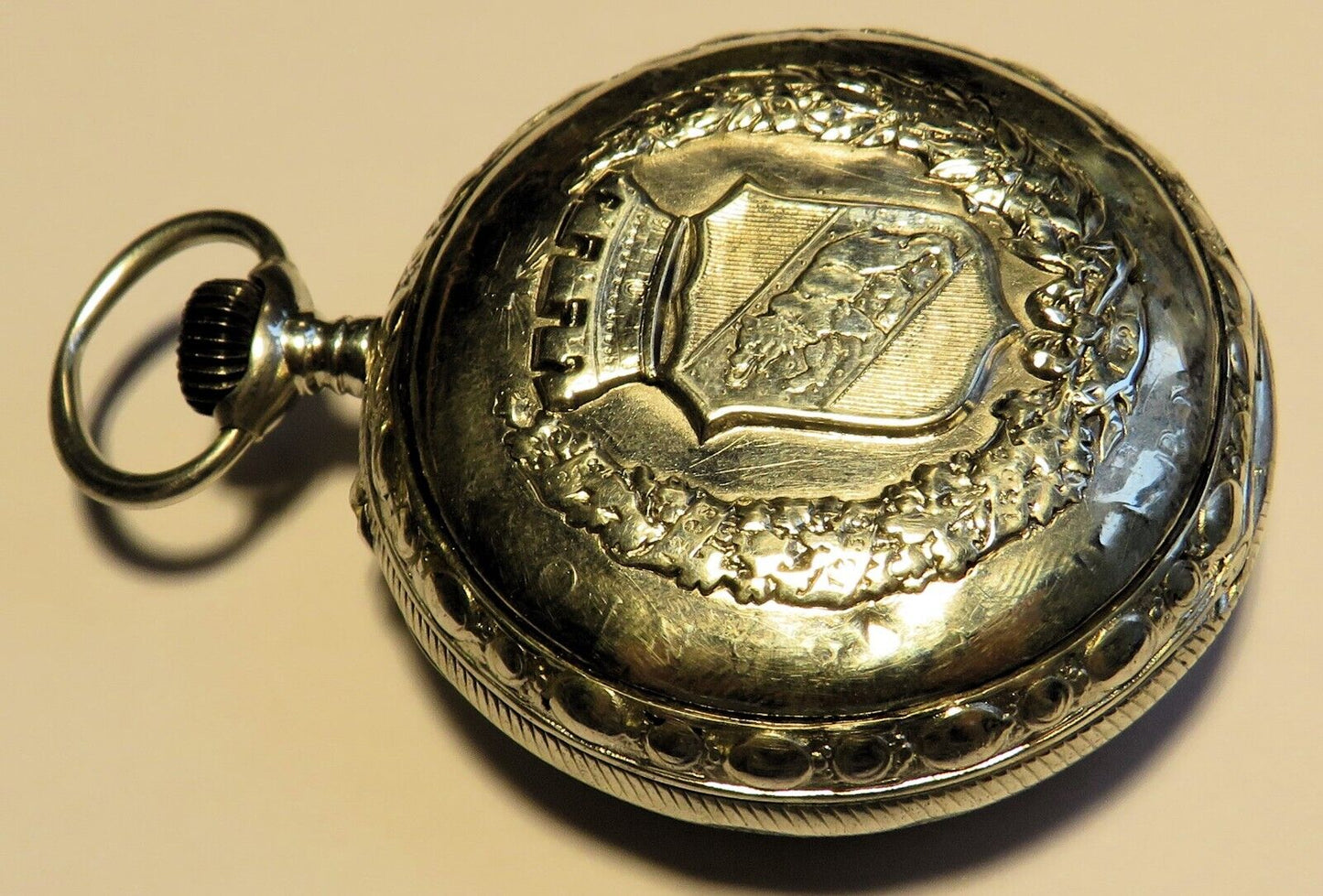 IWC vermutl. seltenste Schützenuhr 0,800 Silber 1897 Kantonal Schützenfest Bern - Sammler - Uhren